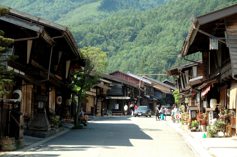 奈良井宿・中町の風景