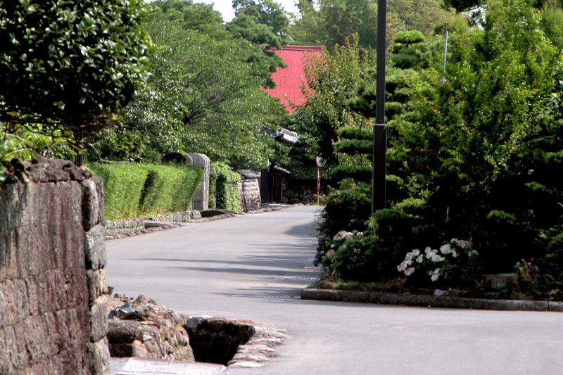神代小路の古い町並み