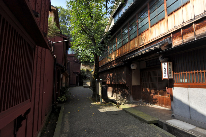 金沢市主計町（石川県・茶屋町）